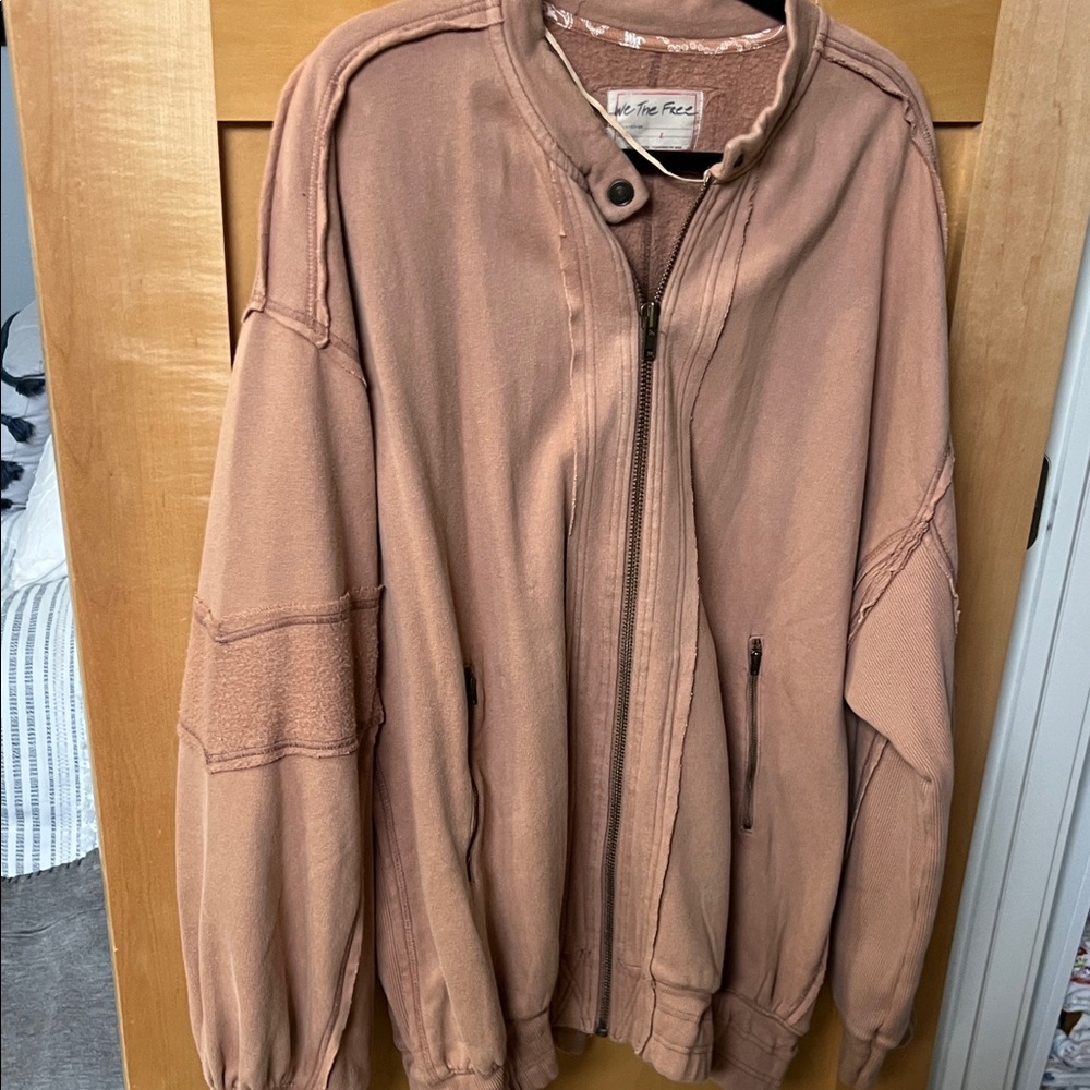 We The Free Women's Brown Bomber Jacket